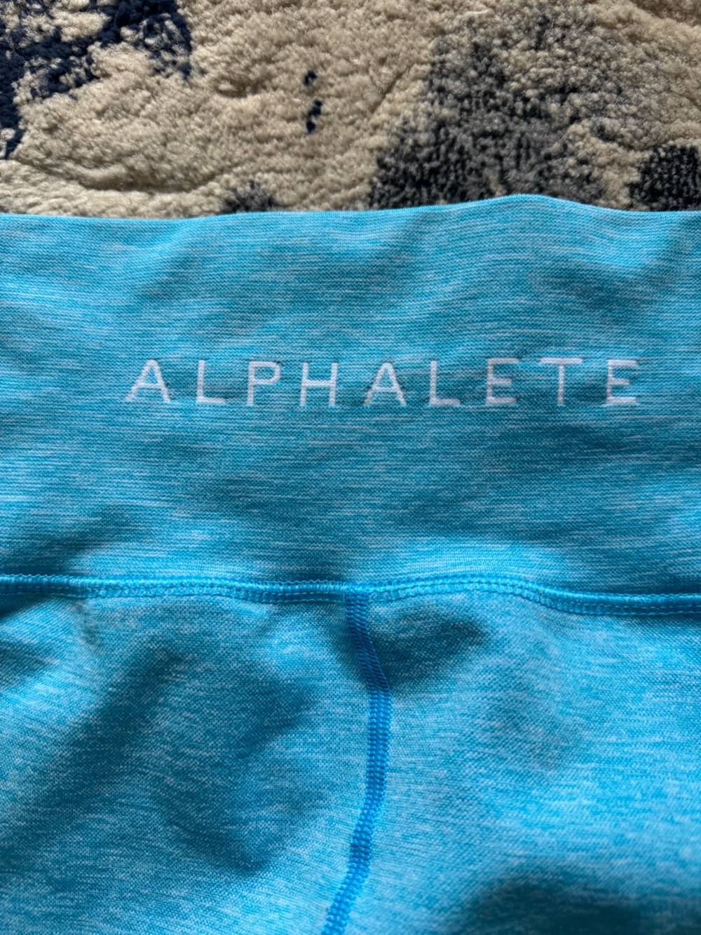 Alphalete Blue Seamless Performance Leggings